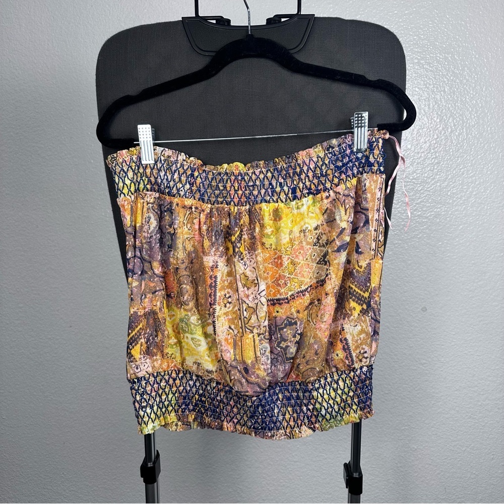 Bohemian Multicolor‎ Crop Top - Picture 2 of 6